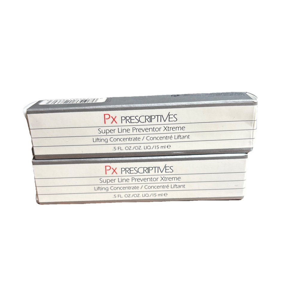 Set Of 2 PX Prescriptives Super Line Preventor Xtreme Anti Aging .5 oz 15ml NIB